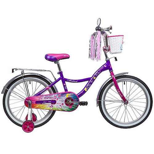 													Велосипед детский  Novatrack  LITTLE GIRLZZ 20"  фиолетовый 207GIRLZZ.VL9  фото 2