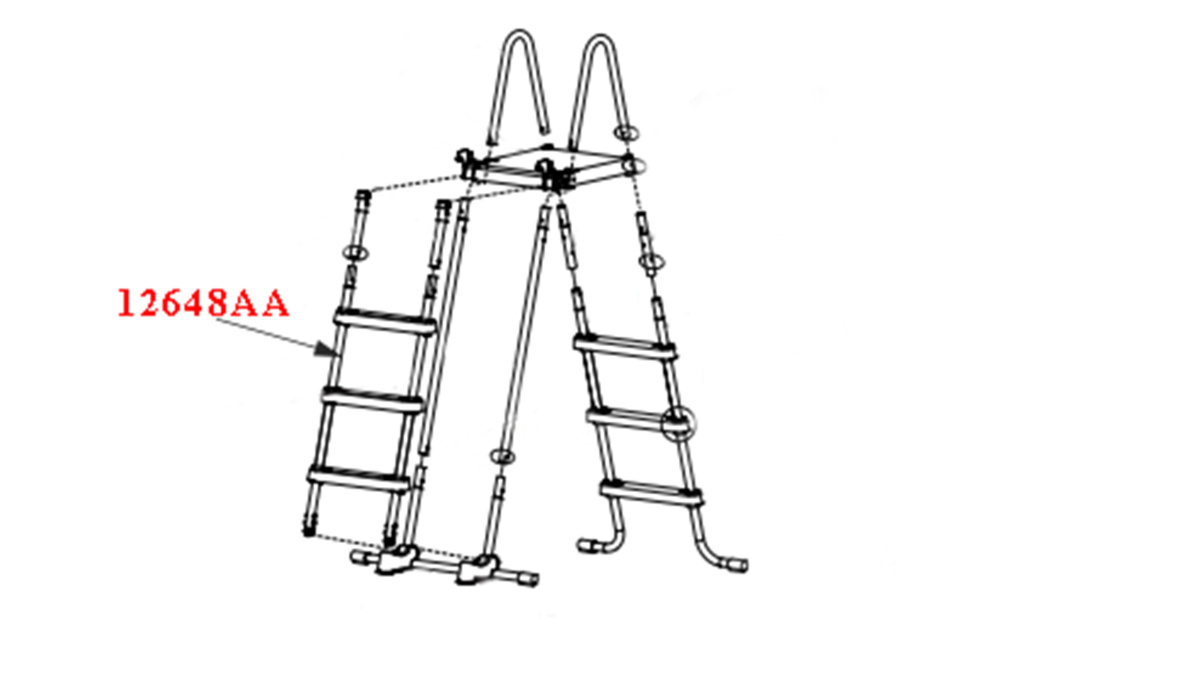 Боковая ножка («А») для лестницы (28075) 12648АА фото 4 Боковая ножка («А») для лестницы (28075) 12648АА фото 4