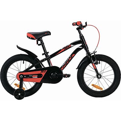 Велосипед детский Novatrack PRIME 16" 9,5"  ск. черный 167APRIME.BK9 2019
