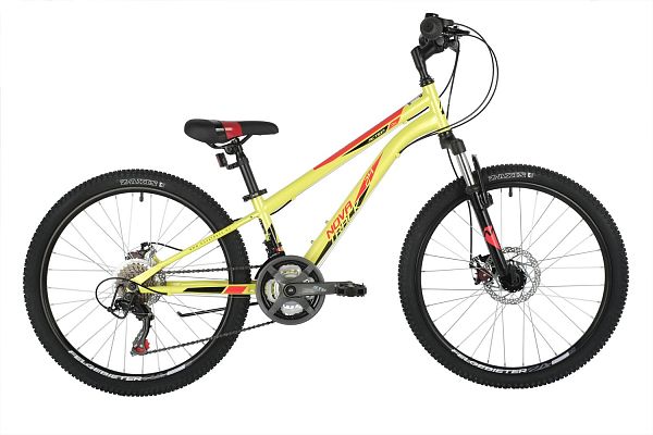 Велосипед горный Novatrack ACTION 24" 12" 18 (2x9) ск. зеленый 24SH18SD.ACTION.12GN21 2021
