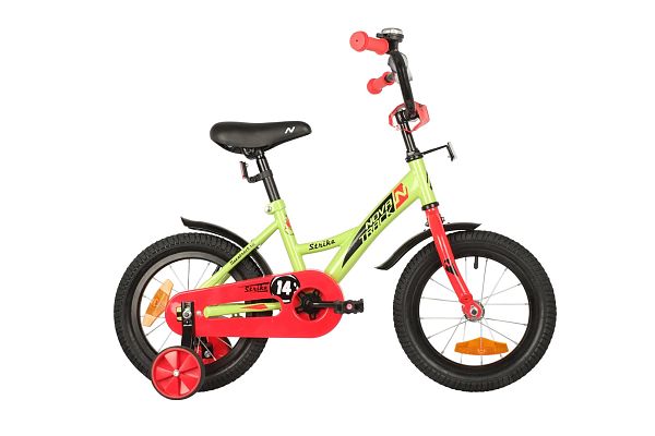 Велосипед детский  Novatrack STRIKE 14" 9" зеленый 143STRIKE.GN22 2020