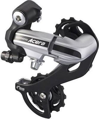 Переключатель задний Shimano Acera M360 SGS, 7/8 скоростей, на адаптер (петух), длинная, 45T  310122