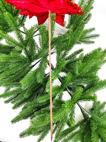 													Цветок красный d 19 см 99221901red фото 2