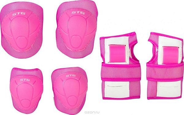 Защита детская STG YX-0304 S розовая Х83224
