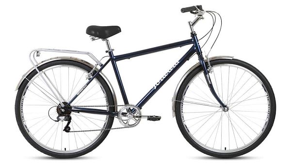 Велосипед городской  FORWARD Dortmund 28 2.0 28"/700c 19" темно-синий/белый  2020