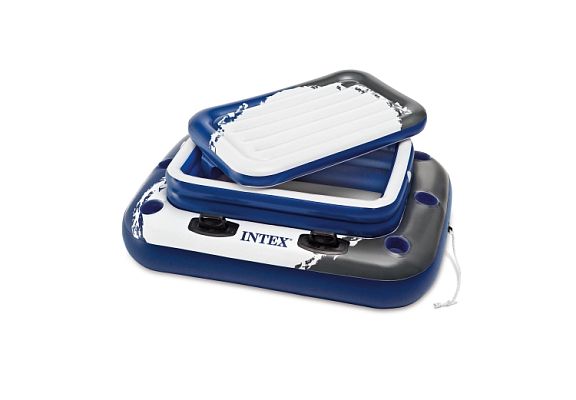 Надувной плавающий бар INTEX "Mega Chill 2" 122х97 см синий 58821 Надувной плавающий бар INTEX "Mega Chill 2" 122х97 см синий 58821