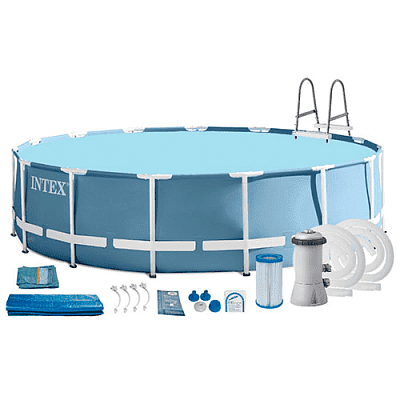 Бассейн каркасный (366х122см)+ насос-фильтр, лестница 28726 28726 
