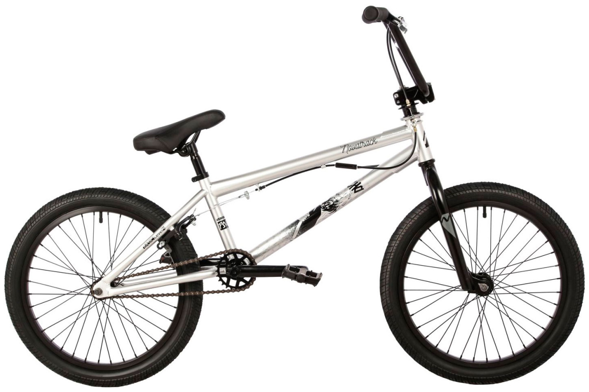 Велосипед BMX Novatrack PSYCHO 20" 20" серебристый 20BMX.PSYCHO.SL23 2023 фото 2 Велосипед BMX Novatrack PSYCHO 20" 20" серебристый 20BMX.PSYCHO.SL23 2023 фото 2