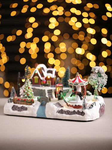 Новогодняя композиция 35х19х20 см MG0627-13 фото 2 Новогодняя композиция 35х19х20 см MG0627-13 фото 2