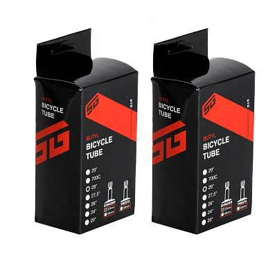 Комплект велокамер 2 шт. STG 28"х1,5/1,75  автониппель (AV, Schrader) 33 мм прямой, X82423х2 Комплект велокамер 2 шт. STG 28"х1,5/1,75  автониппель (AV, Schrader) 33 мм прямой, X82423х2