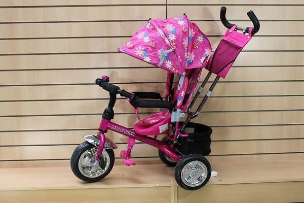 Велосипед трехколесный   розовый 952D