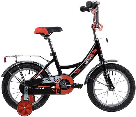 Велосипед детский  Novatrack URBAN 14" 9" черный 143URBAN.BK20 2020