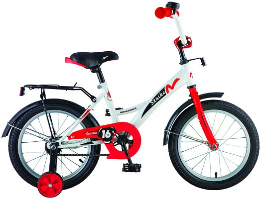 Велосипед детский  Novatrack STRIKE 18" 10,5" бело-красный 183STRIKE.WTR8 