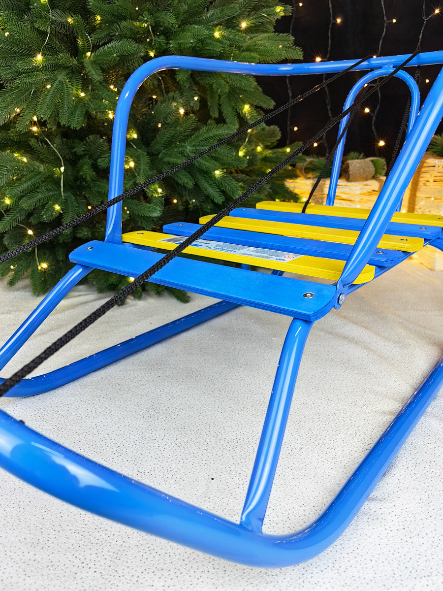 Санки детские Ветерок 5 голубой 5275047/В5/Г2 фото 6 Санки детские Ветерок 5 голубой 5275047/В5/Г2 фото 6