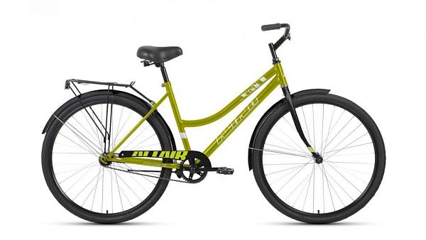 Велосипед городской дорожный  ALTAIR City 28 low 28"/700c 19" зеленый/серый RBKT0YN81010 