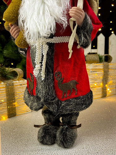 													Дед Мороз  45 см красный 3620Red фото 4