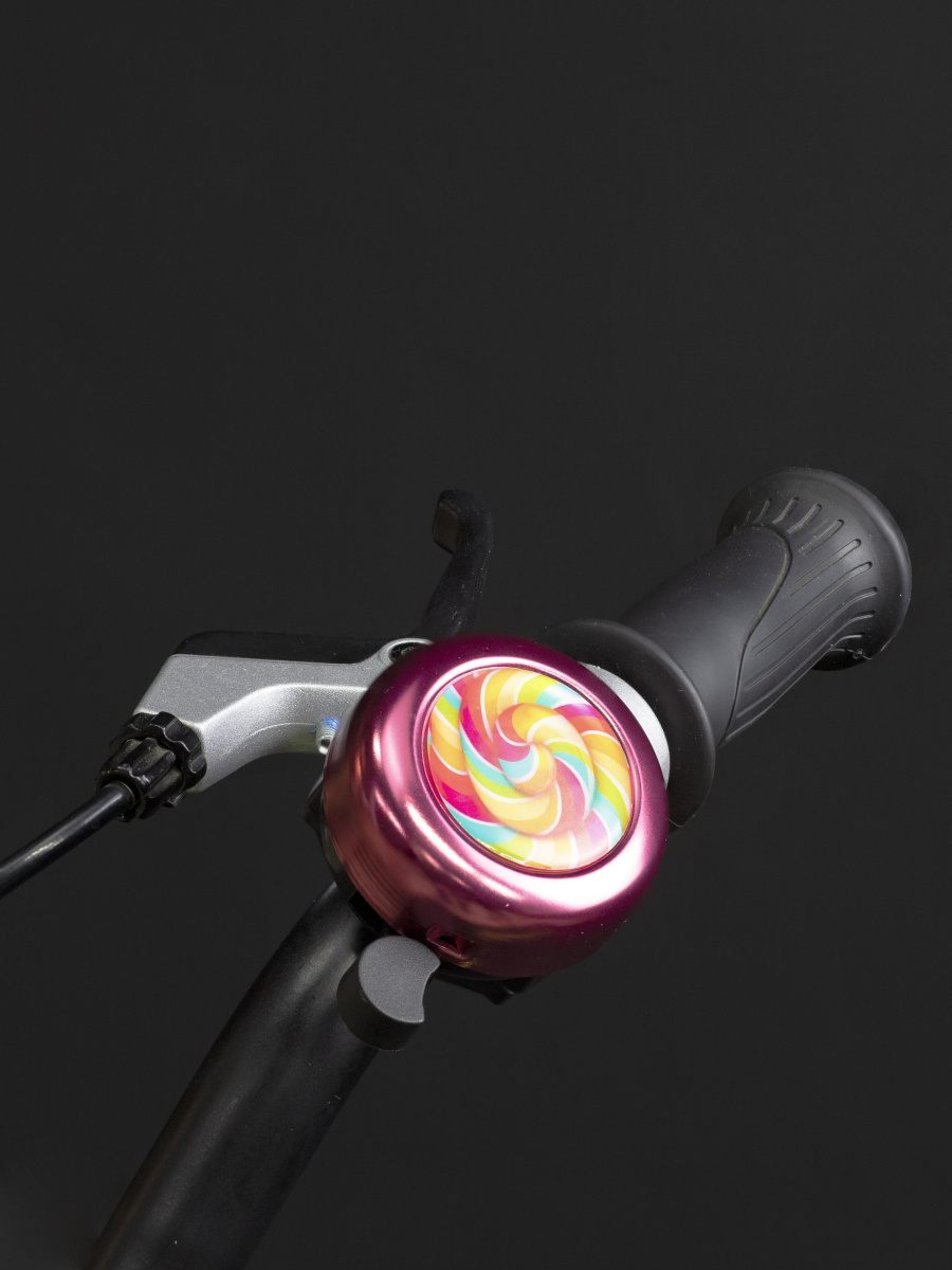 Звонок велосипедный Graffiti «Карамелька» черный, розовый 7362420 фото 8 Звонок велосипедный Graffiti «Карамелька» черный, розовый 7362420 фото 8