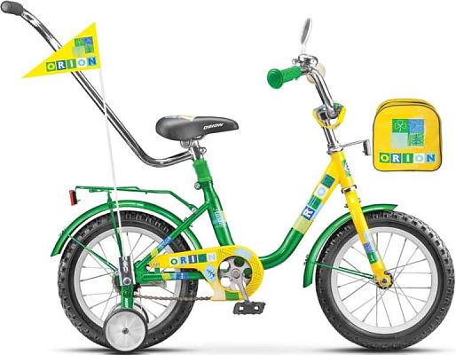 Велосипед детский  STELS FLASH 12" XS Жёлтый/зеленый LU064513 