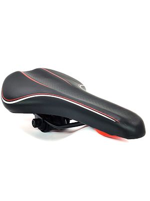 Седло Tech Team HF-AZ-081 284x147 мм черный, красный HF-AZ-081
