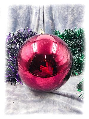 Шар 20 см 1 шт винный 200SP01-01Wine