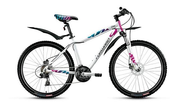 Велосипед горный FORWARD Lima 2.0 disc 26" 17" 21 ск. белый глянцевый FORWARD Lima 2.0 disc 17" белы