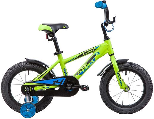 Велосипед детский  Novatrack LUMEN 14" 9" зеленый 145ALUMEN.GN9 2019