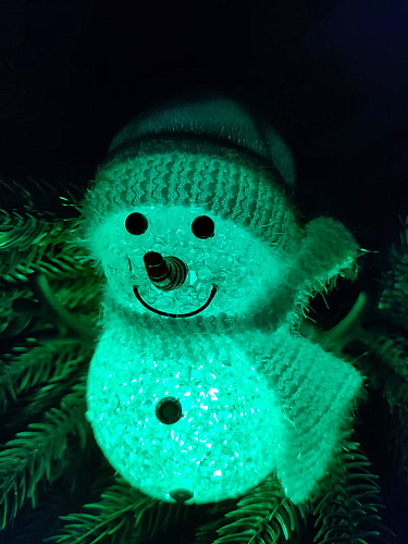 Снеговик 12 см голубой 27010Blue1 фото 2 Снеговик 12 см голубой 27010Blue1 фото 2