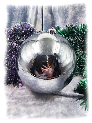 Шар 20 см 1 шт серый 200SP01-01 GREY