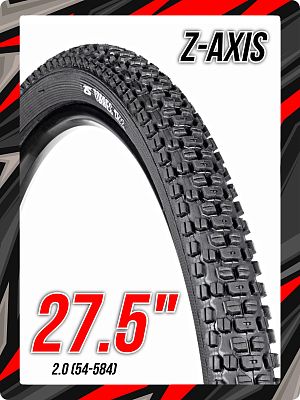 Велопокрышка TORRES 27.5"x2.00 (54-584) Z-AXIS ZX-18 EVO 30 TPI черный Х98403 Велопокрышка TORRES 27.5"x2.00 (54-584) Z-AXIS ZX-18 EVO 30 TPI черный Х98403