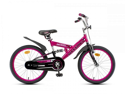 Велосипед детский MAXXPRO SENSOR XS 20"  Розово-Черный Y2010-5 