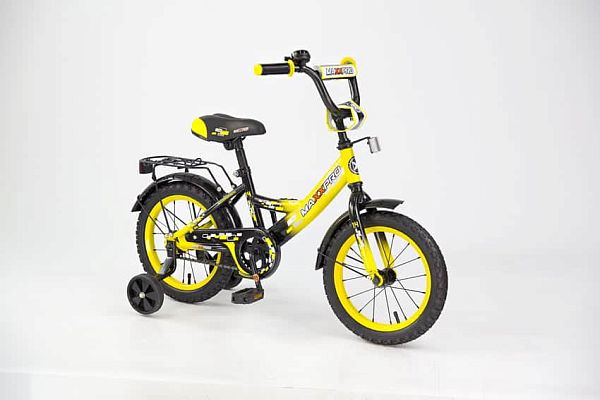 Велосипед детский MAXXPRO MAXXPRO-N20-1 14"  желто-черный MAXXPRO-14-2 (19) 