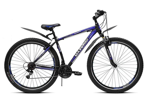 													Велосипед горный MAXXPRO Hard  29" 18" 21 ск. черно-синий Y104-H36165 