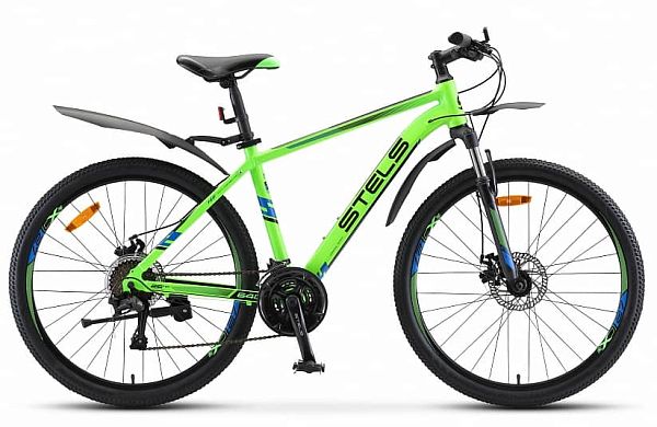 Велосипед горный STELS Navigator 640 MD 26" 14,5" 21 ск. зеленый LU084815 2021