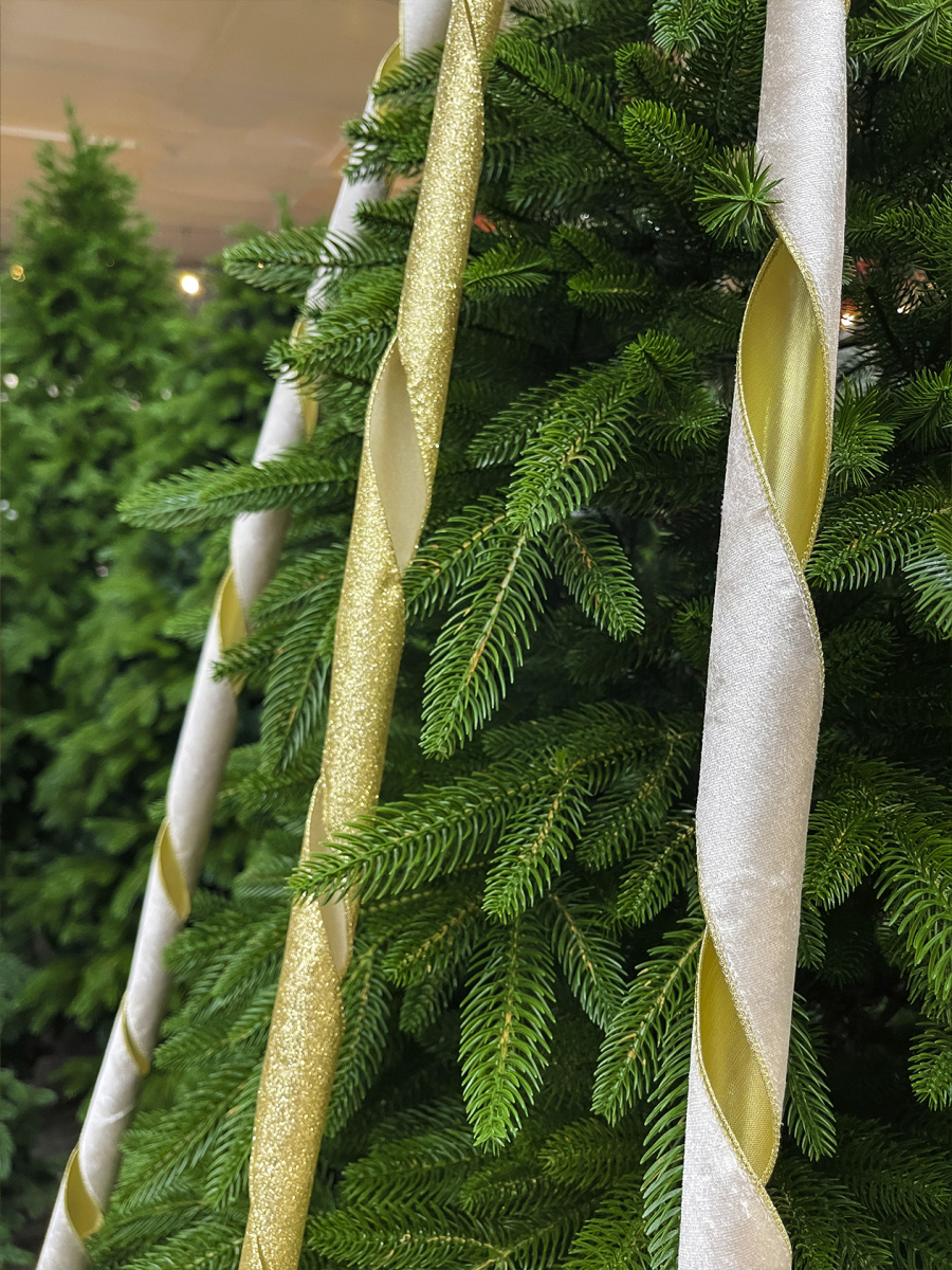 Бант с лентами 33х275 см бежевый 1шт 26-2 фото 10 Бант с лентами 33х275 см бежевый 1шт 26-2 фото 10