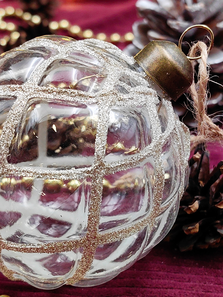 Шар прозрачный 8 см, стекло Merry Green MG24100 фото 2 Шар прозрачный 8 см, стекло Merry Green MG24100 фото 2