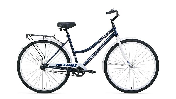 Велосипед городской дорожный ALTAIR City 28 low 28"/700c 19" 1 ск. фиолетовый/белый RBK22AL28026 202