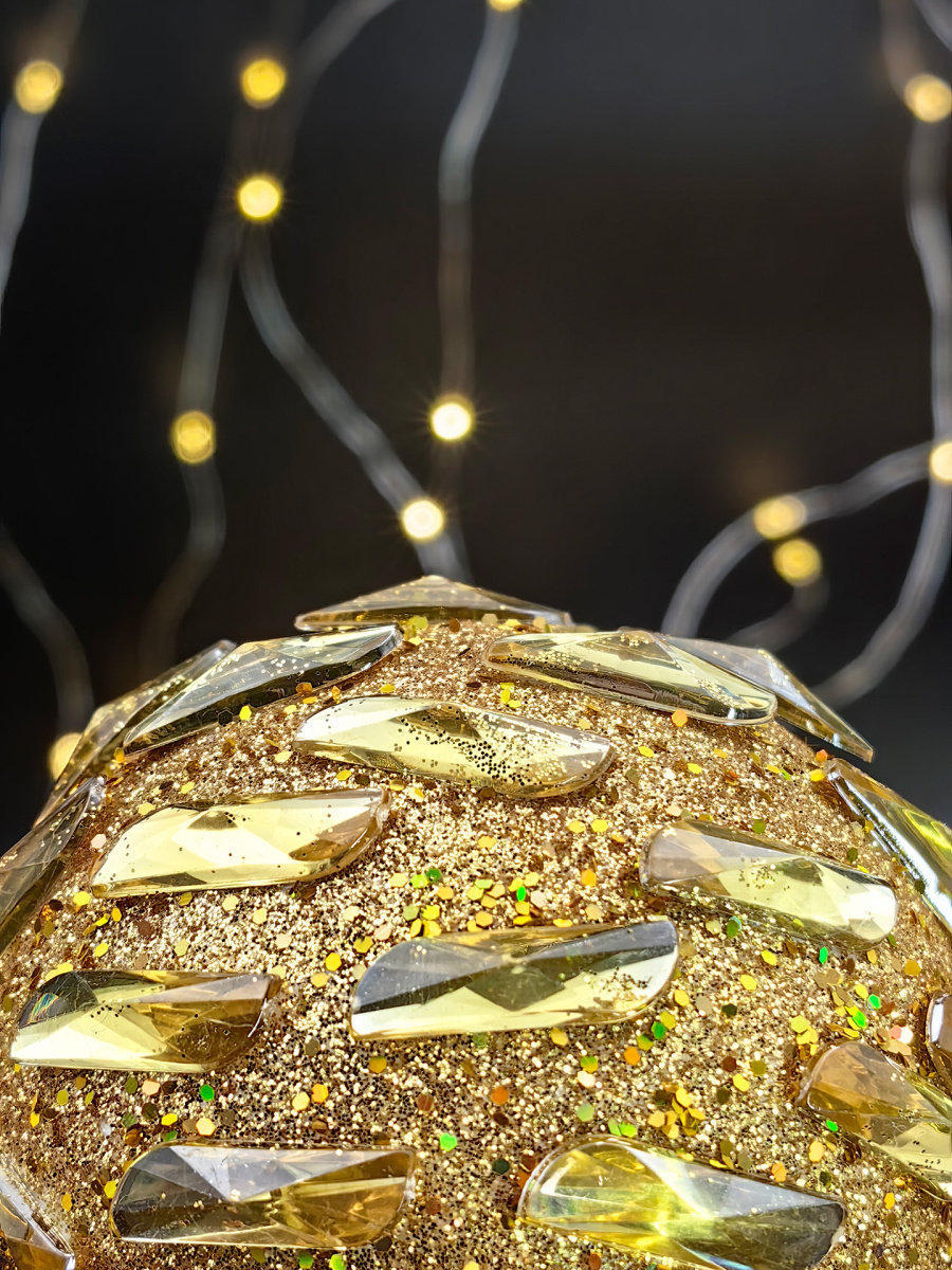 Набор шаров 8 см 3 шт золото 165731 фото 3 Набор шаров 8 см 3 шт золото 165731 фото 3