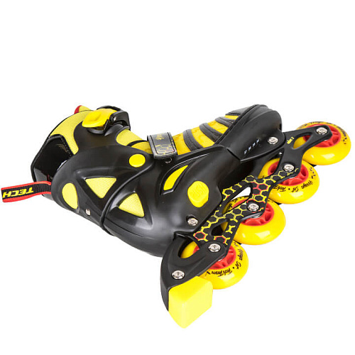 													Роликовые коньки Tech Team Maya Set, 27-30 Black - Yellow, , 00010978 фото 2