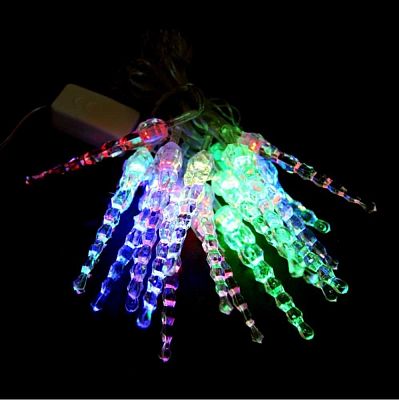 Уценка Светодиодная гирлянда нить 3,5 м м, МИКС 20 LED сосулька, , провод , K130-237