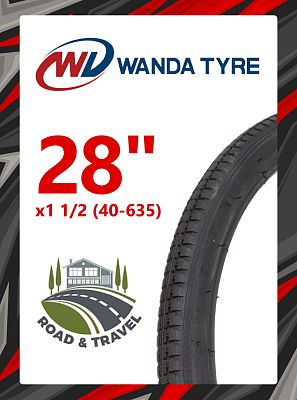 Велопокрышка Wanda 28"х1 1/2 (40-635) P142   Х84040