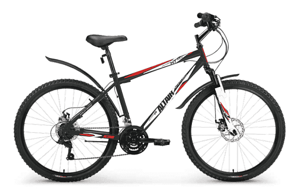 Велосипед горный ALTAIR MTB HT 3.0 disc 26" 17" 6 ск. черный ALTAIR MTB HT 26 3.0 disk 17" черный 