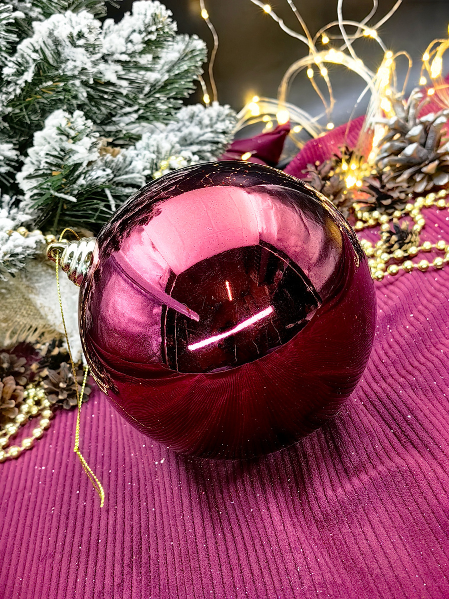 Шар 15 см 1 шт вино 150SP01-01Wine Шар 15 см 1 шт вино 150SP01-01Wine