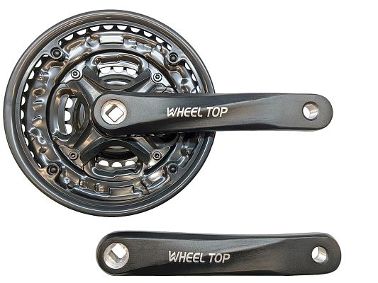 Система шатунов WHEEL TOP TCSH2-HE3 с защитой, под квадрат, 3 звезды - 42T-34T-24T, 170 мм, 1CW32000 Система шатунов WHEEL TOP TCSH2-HE3 с защитой, под квадрат, 3 звезды - 42T-34T-24T, 170 мм, 1CW32000