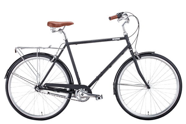 Велосипед городской BEARBIKE London 28"/700c 22" 3 ск. черный матовый RBKB0YNS3002 