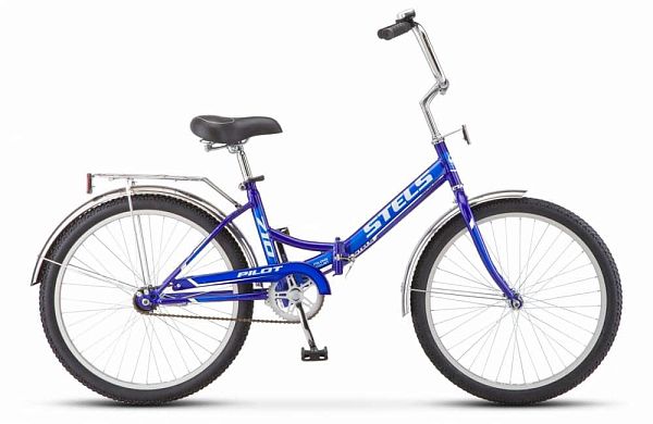 Велосипед городской складной  STELS PILOT 710 24" 16" синий LU070366 