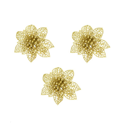 Цветок золото d см Al-9111-51/Gold фото 2 Цветок золото d см Al-9111-51/Gold фото 2