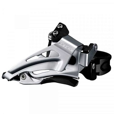 Переключатель передний Shimano , тяга нижняя, хомут нижний 34.9 мм, 14T, алюминий, композит 31012230