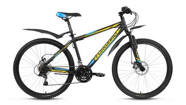 Велосипед горный FORWARD Sporting 2.0 disk 26" 17" 21 ск. черный матовый FORWARD Sporting 2.0 disk 1