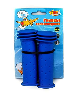 Грипсы Vinca sport Самолетики 102 мм синие H-G 96 planes