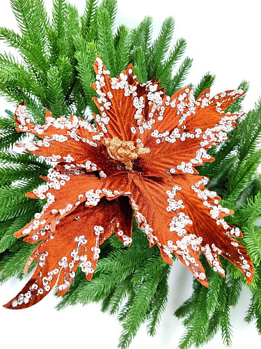 													Цветок шоколад d 31 см 99223103chocolate фото 5